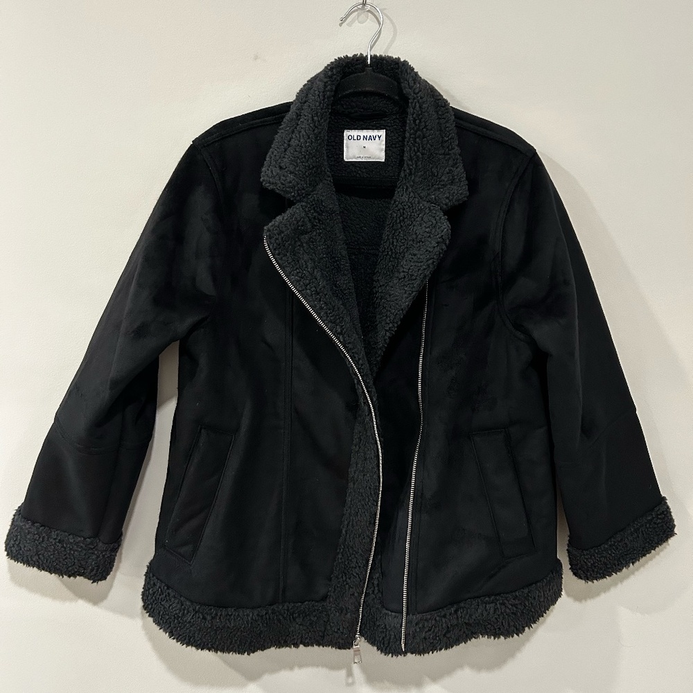 Old Navy suede winter coat